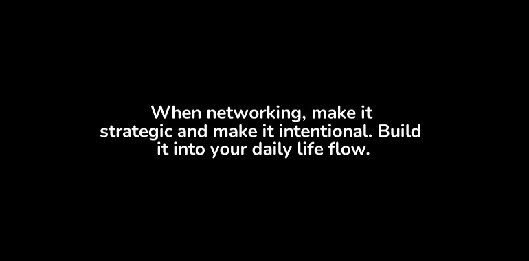 build your own professional network in life