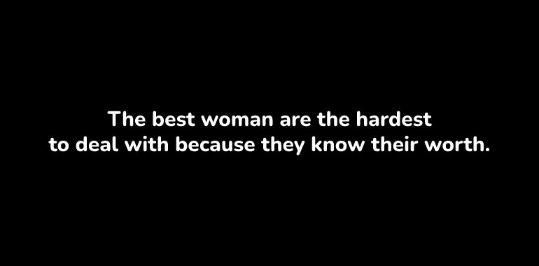 not every man can handle a deep woman in life