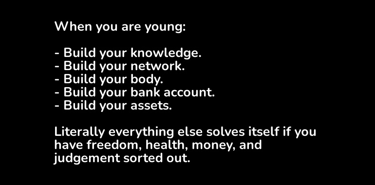 what and how to invest in your life when you are young