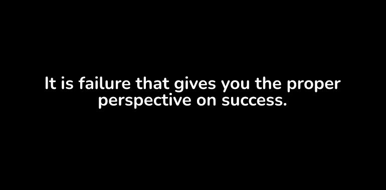 why should you fail in your life